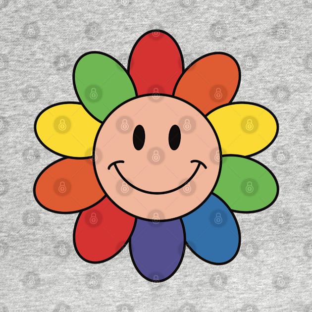 LGBT daisy flower by Flor Volcanica